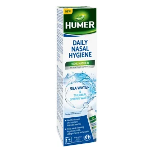 HUMER, terminio ir jūros vandens purškalas kasdienei nosies higienai, 50ml