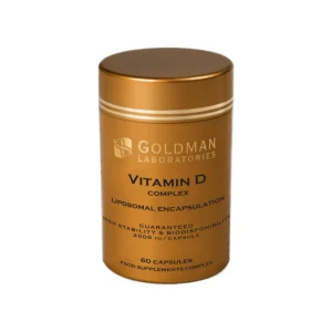 GOLDMAN LABORATORIES, VITAMIN D COMPLEX, liposominis vitaminas D 2000 TV + K, maisto papildas, 60 kapsulių