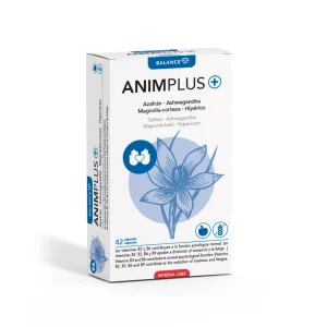 ANIMPLUS, streso kontrolei, nervų sistemai ir miegui, maisto papildas, 42 kapsulės