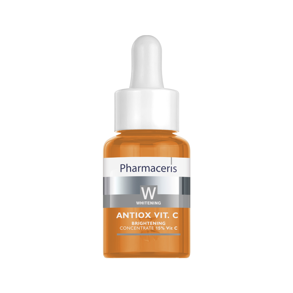 PHARMACERIS W skaistinantis koncentratas su 15% vitaminu C ANTIOX VIT. C, 30ml