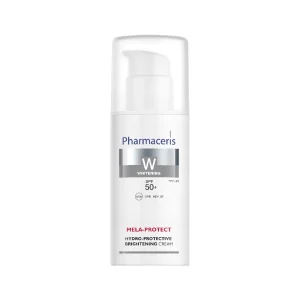 PHARMACERIS W skaistinantis dieninis veido kremas MELA-PROTECT, SPF50