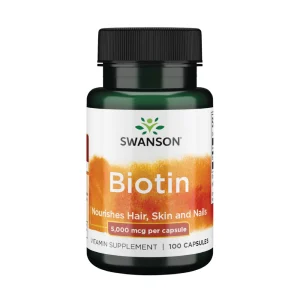 SWANSON Biotinas 5000mcg, maisto papildas, N100