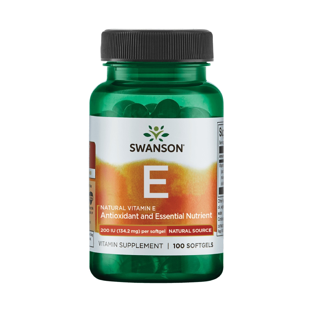 SWANSON, Vitaminas E (natūralus), maisto papildas, N100