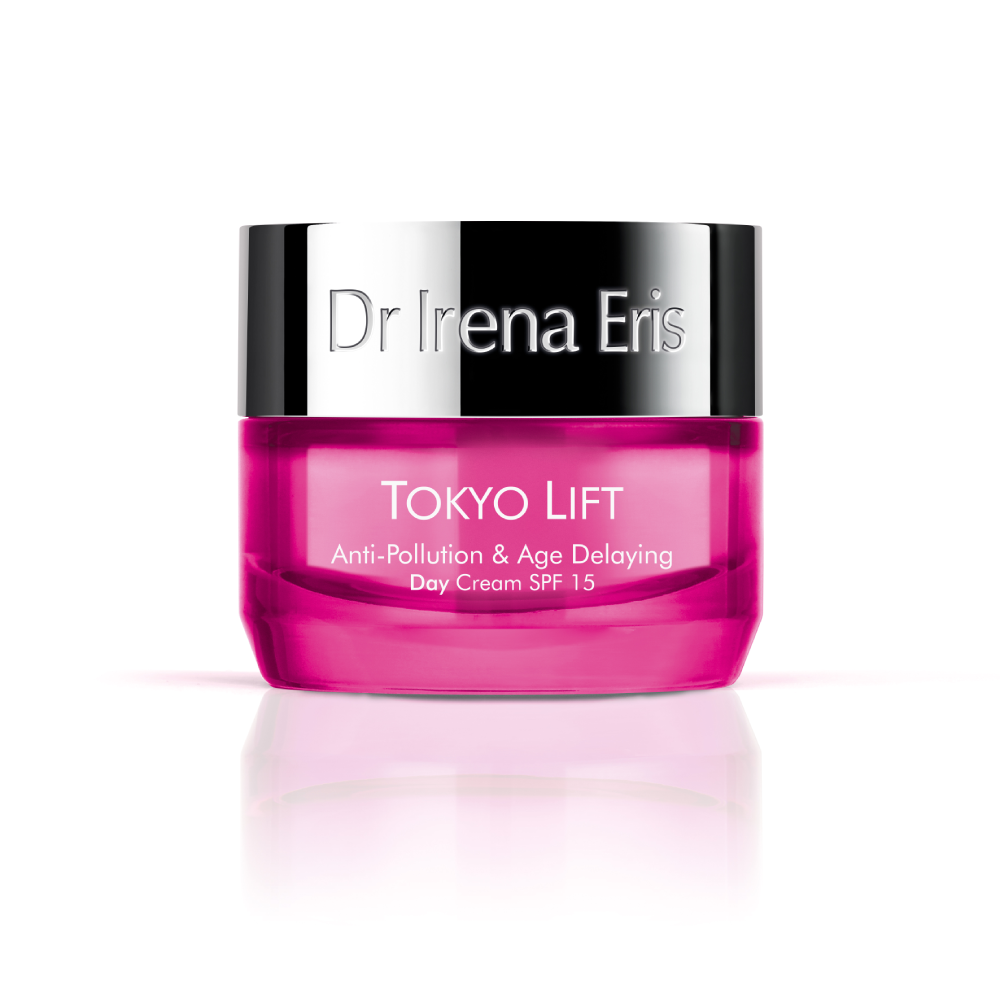 DR IRENA ERIS Tokyo Lift, nuo taršos ir pirmųjų raukšlių apsaugantis dieninis veido kremas, SPF15, 50ml