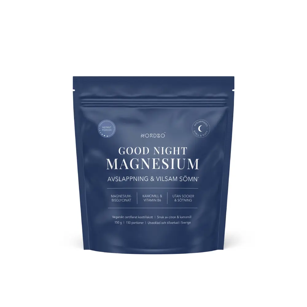 NORDBO, GOOD NIGHT MAGNESIUM, maisto papildas, 150g