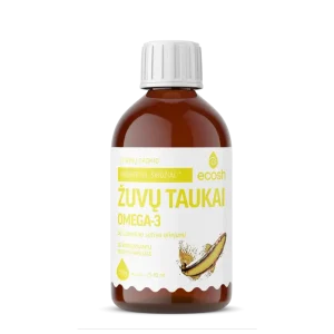 ECOSH, Omega-3 žuvų taikai su Camelina sativa aliejumi, citrinų skonio, 150ml