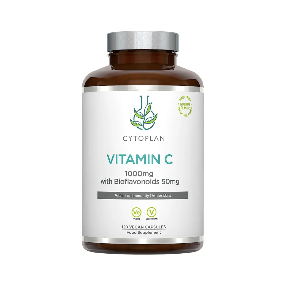 CYTOPLAN, Vitaminas C 1000mg su bioflavonoidais, maisto papildas, N120